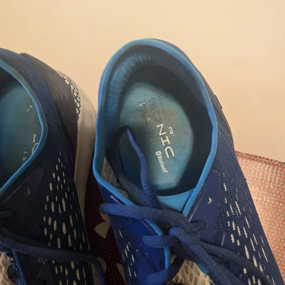 UNDER ARMOUR UA HOVR SONIC 3 Blue Running Shoes Casual Sneakers Gym Mens Size 14 - Picture 7 of 16